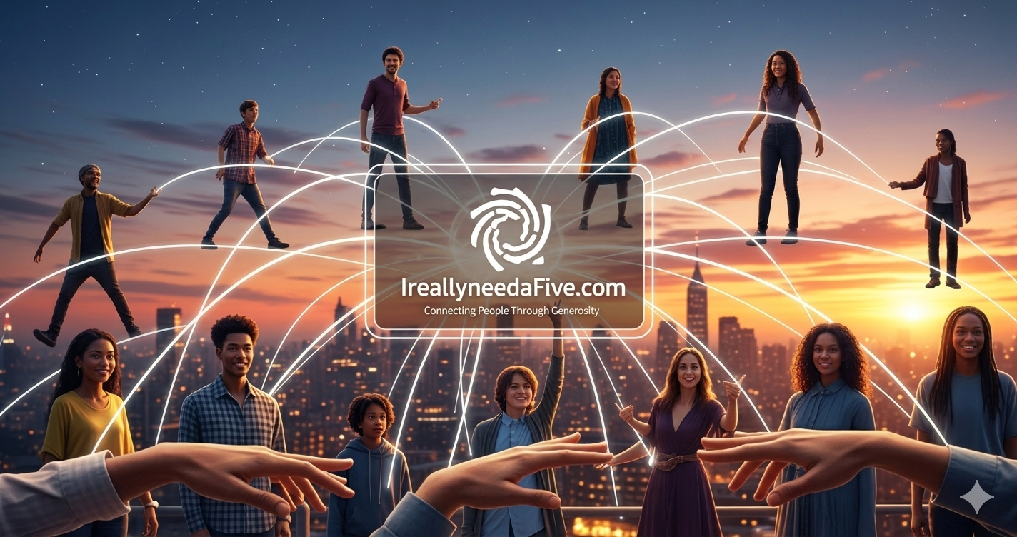 iReallyNeedAFive.com online platform showing quick loan application interface for fast financial assistance